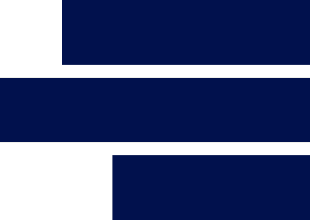 Icona blu menu