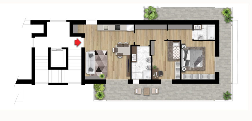 Rif. B009 APP. 3/5 – S. MILANESE – Via Calatafimi, 7